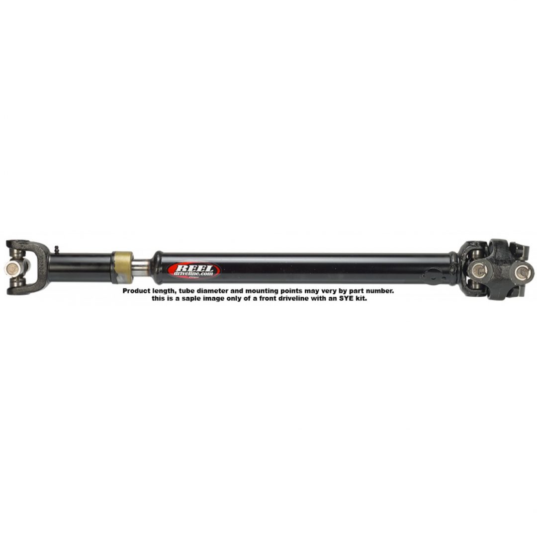 Wrangler TJ Front 1310 C.V. Drive Shaft W/After Market 1330 Pinion Yoke For 03-06 Wrangler Reel Driveline